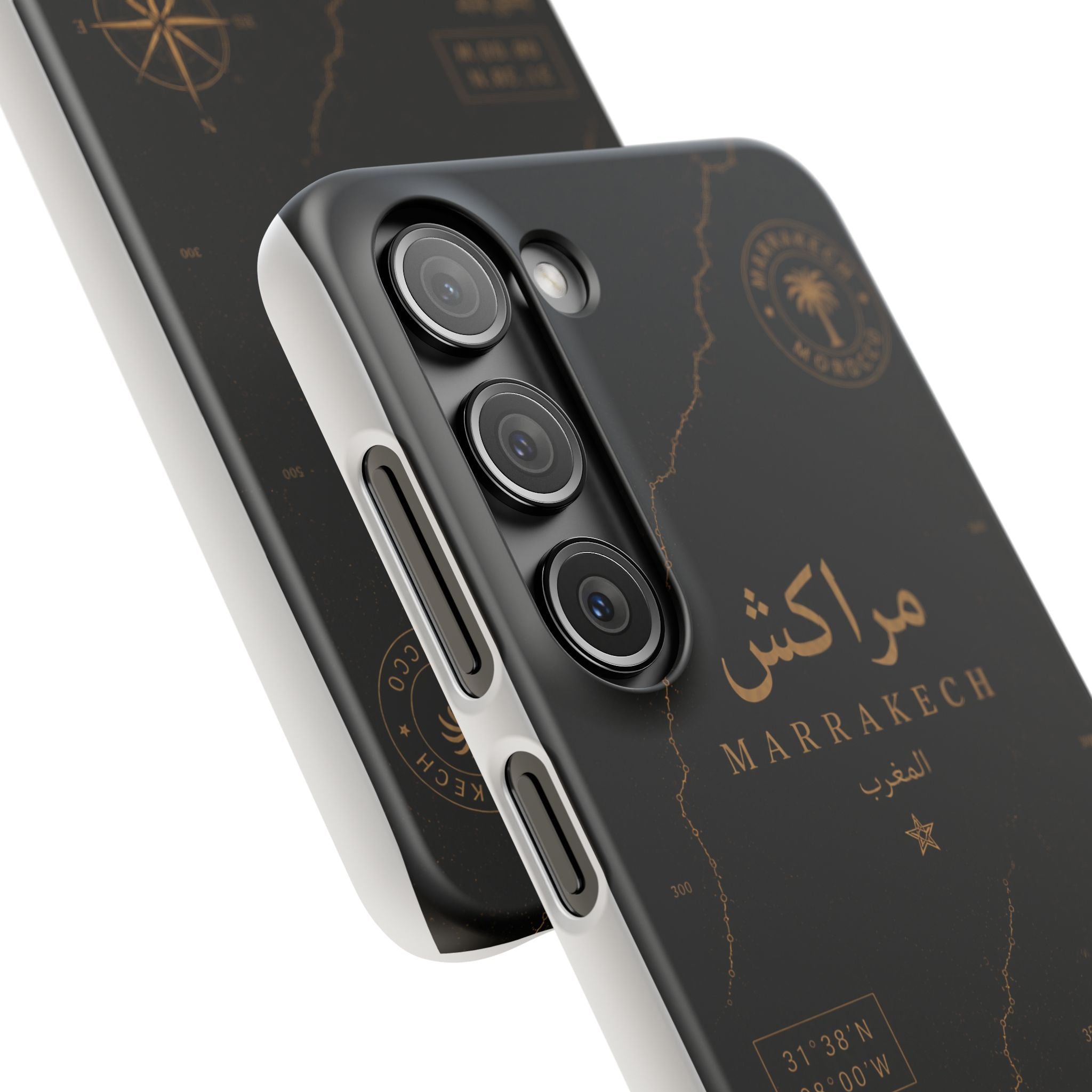 Coque Marrakech — Marbre Noir & Or | ATLAS