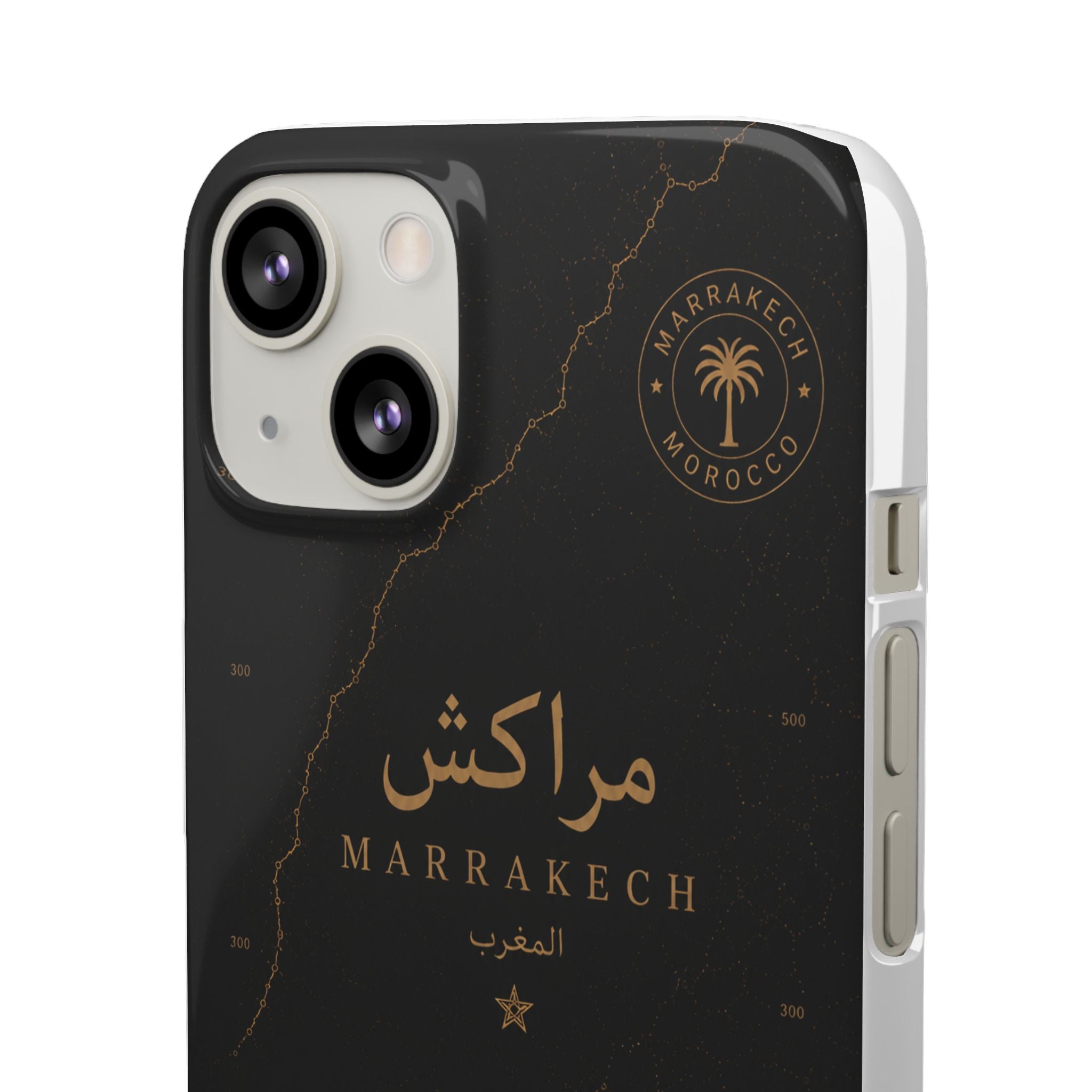 Coque Marrakech — Marbre Noir & Or | ATLAS