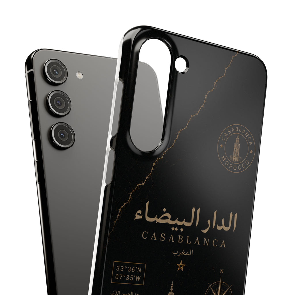 Coque Casablanca — Marbre Noir & Or | ATLAS