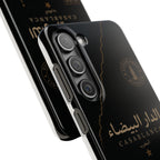 Coque Casablanca — Marbre Noir & Or | ATLAS