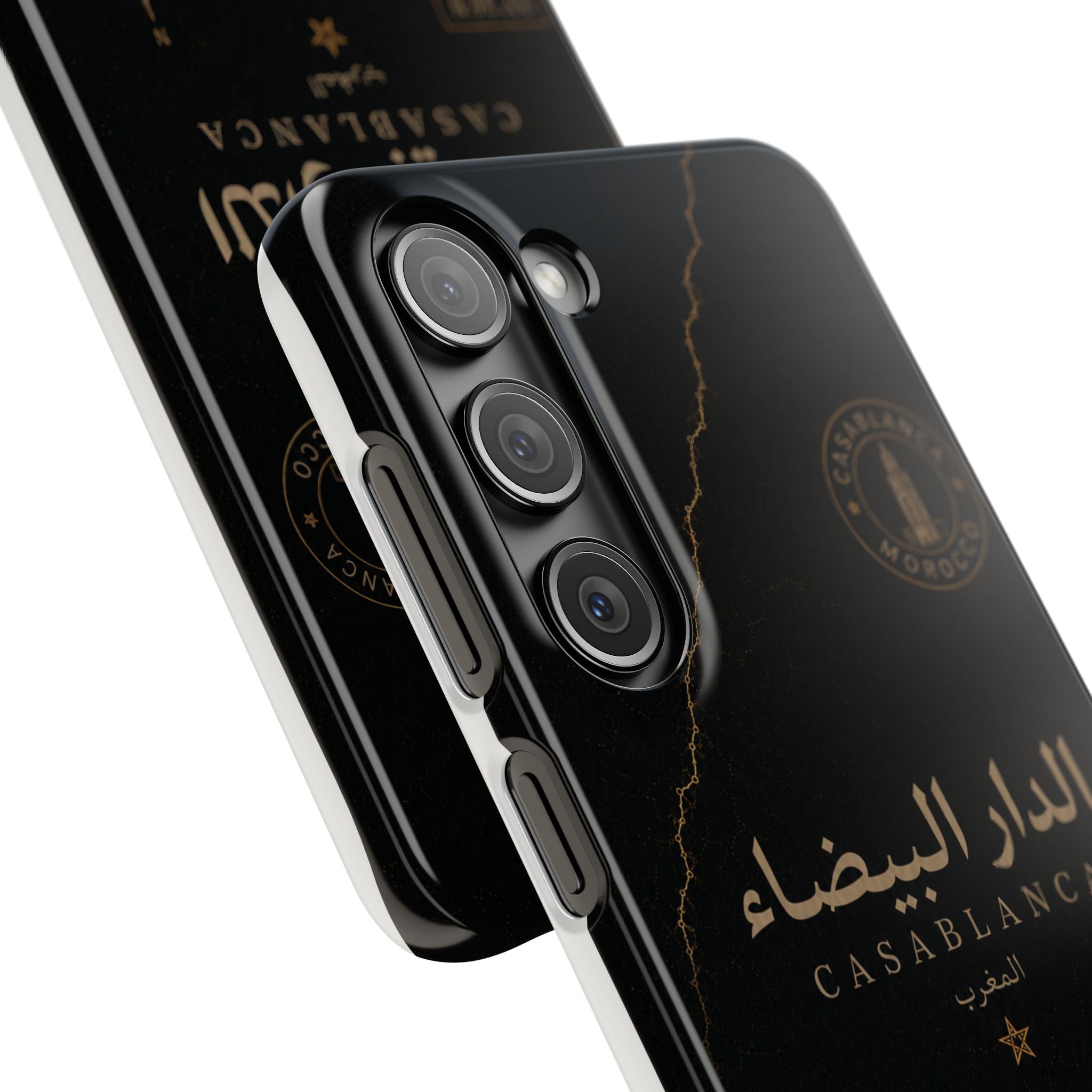 Coque Casablanca — Marbre Noir & Or | ATLAS