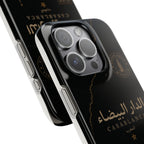 Coque Casablanca — Marbre Noir & Or | ATLAS