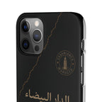 Coque Casablanca — Marbre Noir & Or | ATLAS