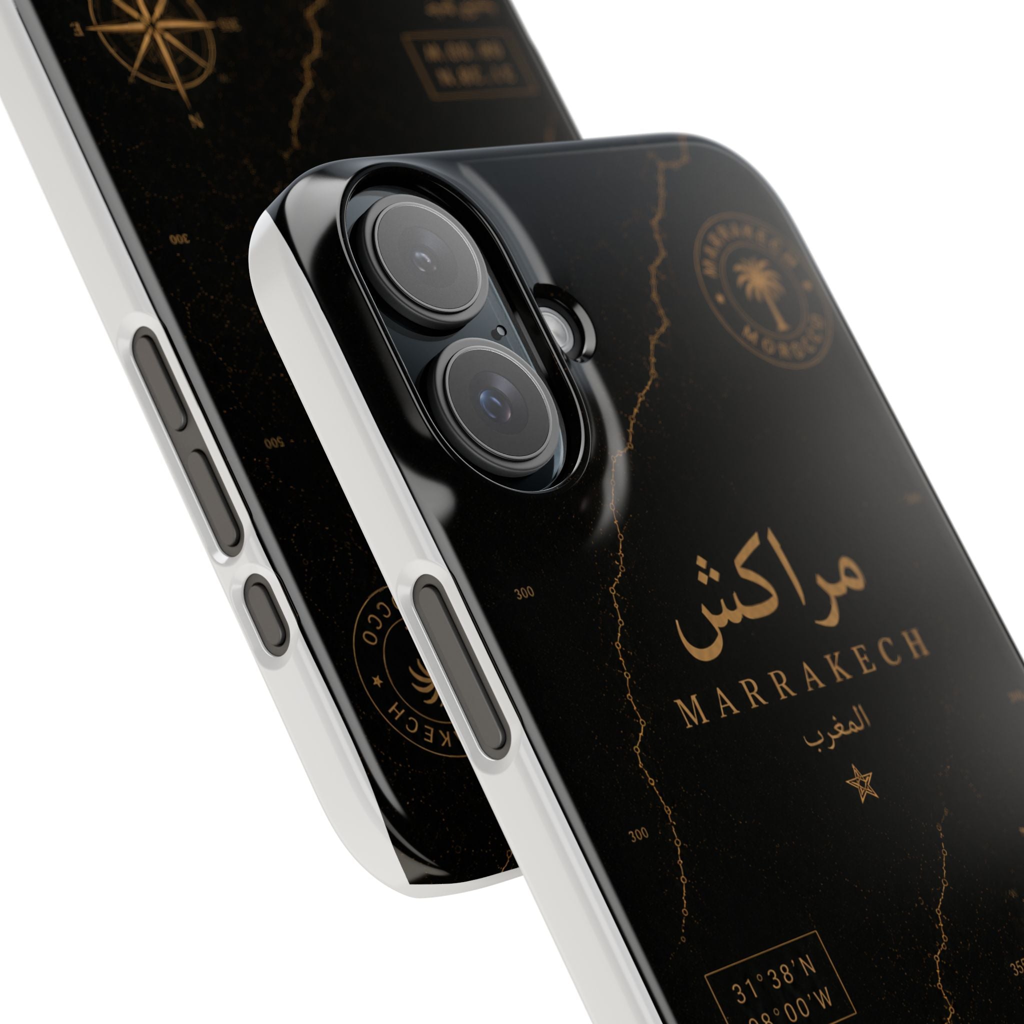 Coque Marrakech — Marbre Noir & Or | ATLAS