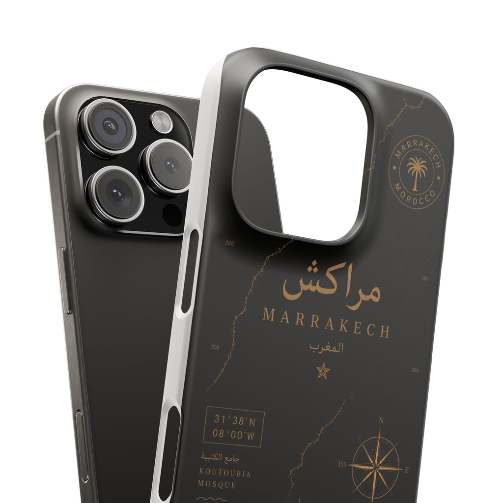 Coque Marrakech — Marbre Noir & Or | ATLAS