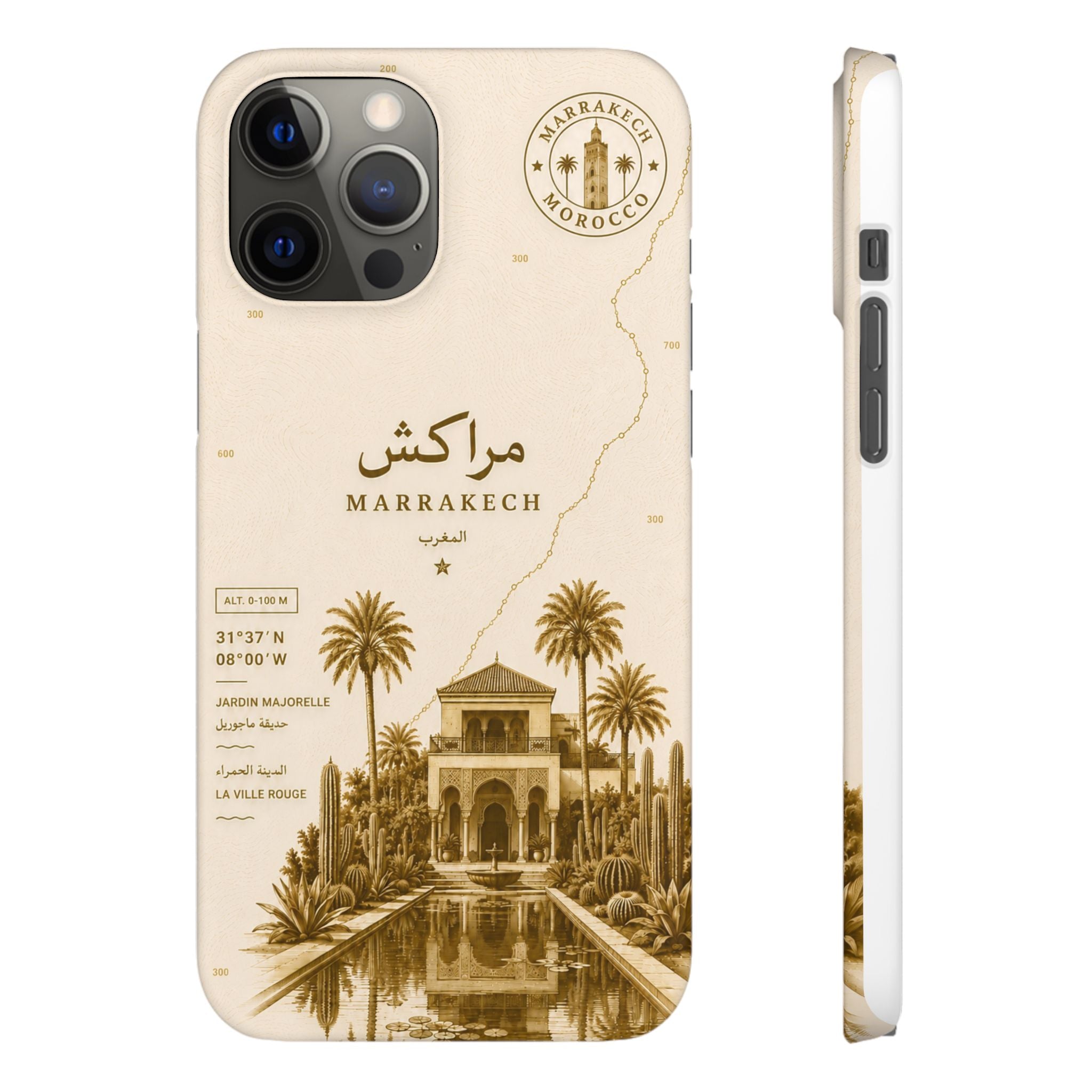 Coque Marrakech — Jardin Majorelle, Édition Sépia | ATLAS