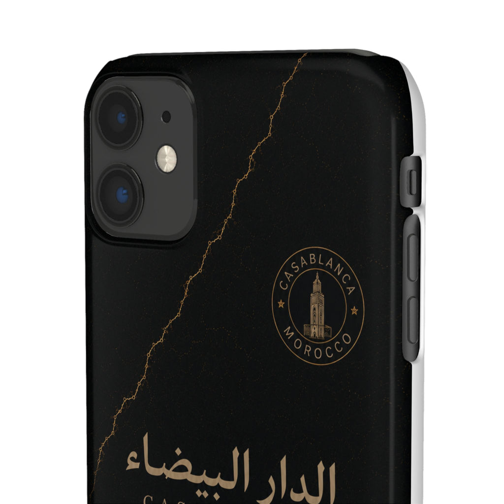 Coque Casablanca — Marbre Noir & Or | ATLAS