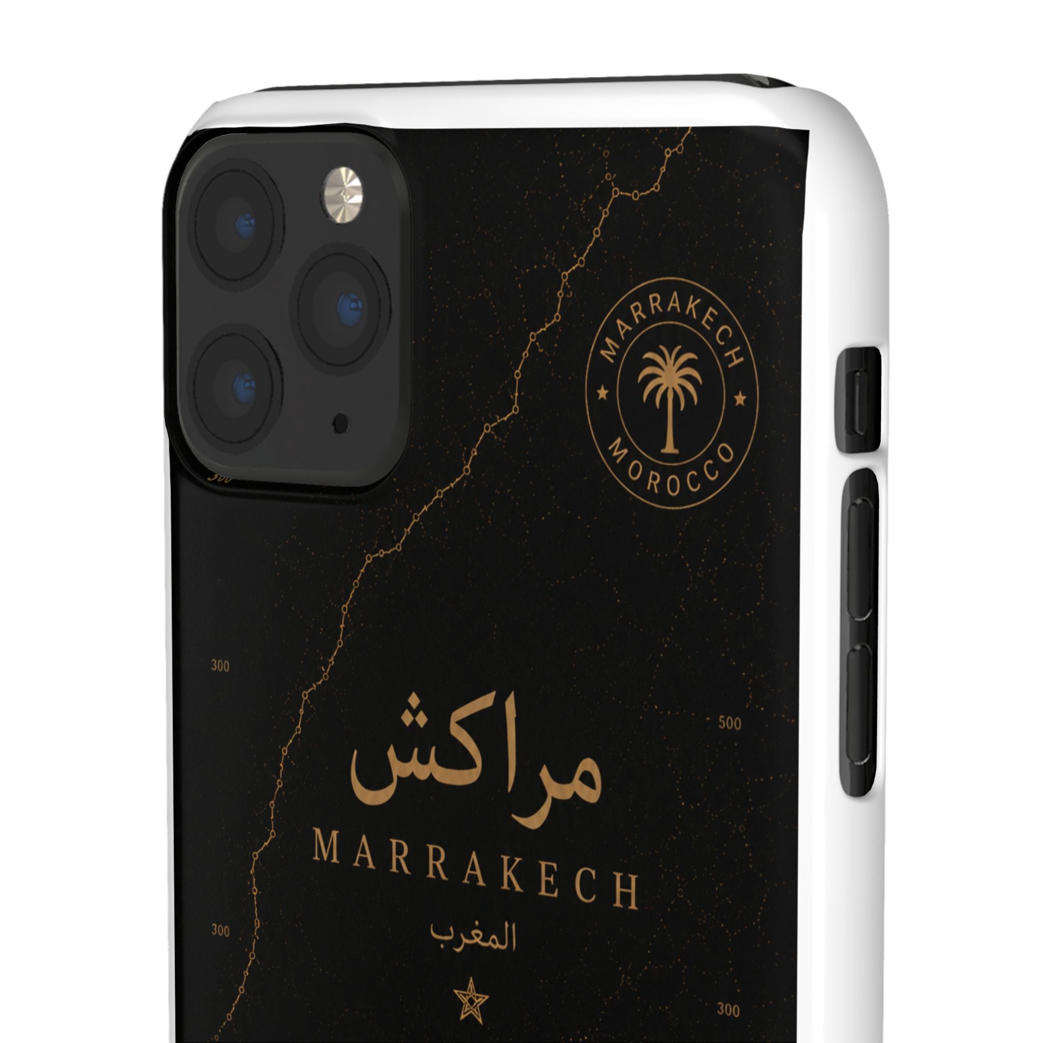 Coque Marrakech — Marbre Noir & Or | ATLAS