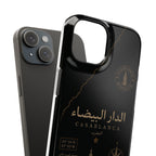 Coque Casablanca — Marbre Noir & Or | ATLAS