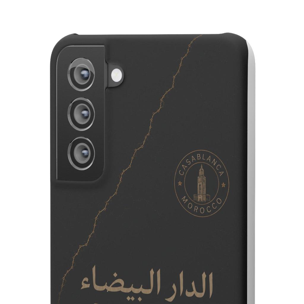 Coque Casablanca — Marbre Noir & Or | ATLAS