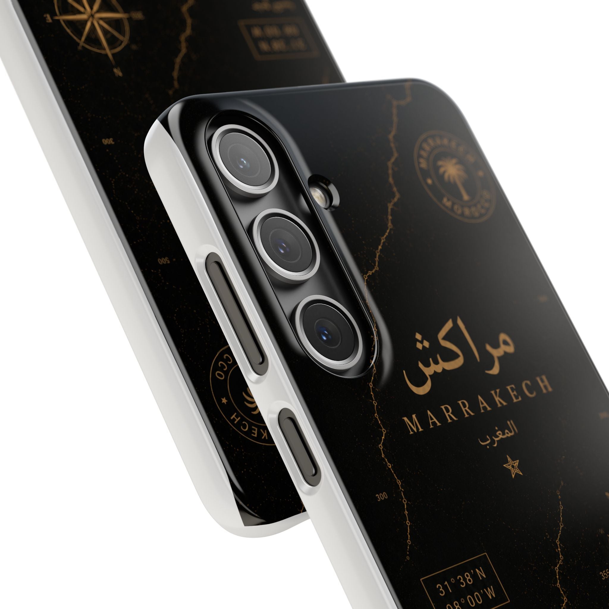 Coque Marrakech — Marbre Noir & Or | ATLAS