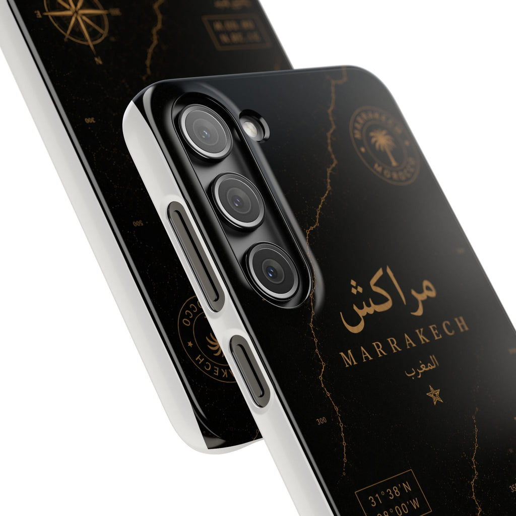 Coque Marrakech — Marbre Noir & Or | ATLAS