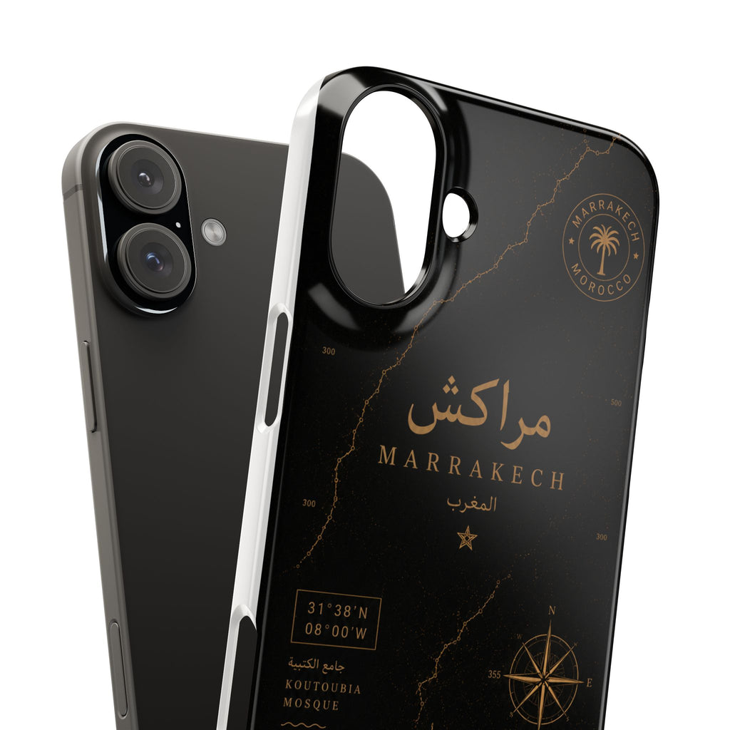 Coque Marrakech — Marbre Noir & Or | ATLAS