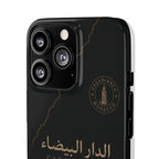 Coque Casablanca — Marbre Noir & Or | ATLAS