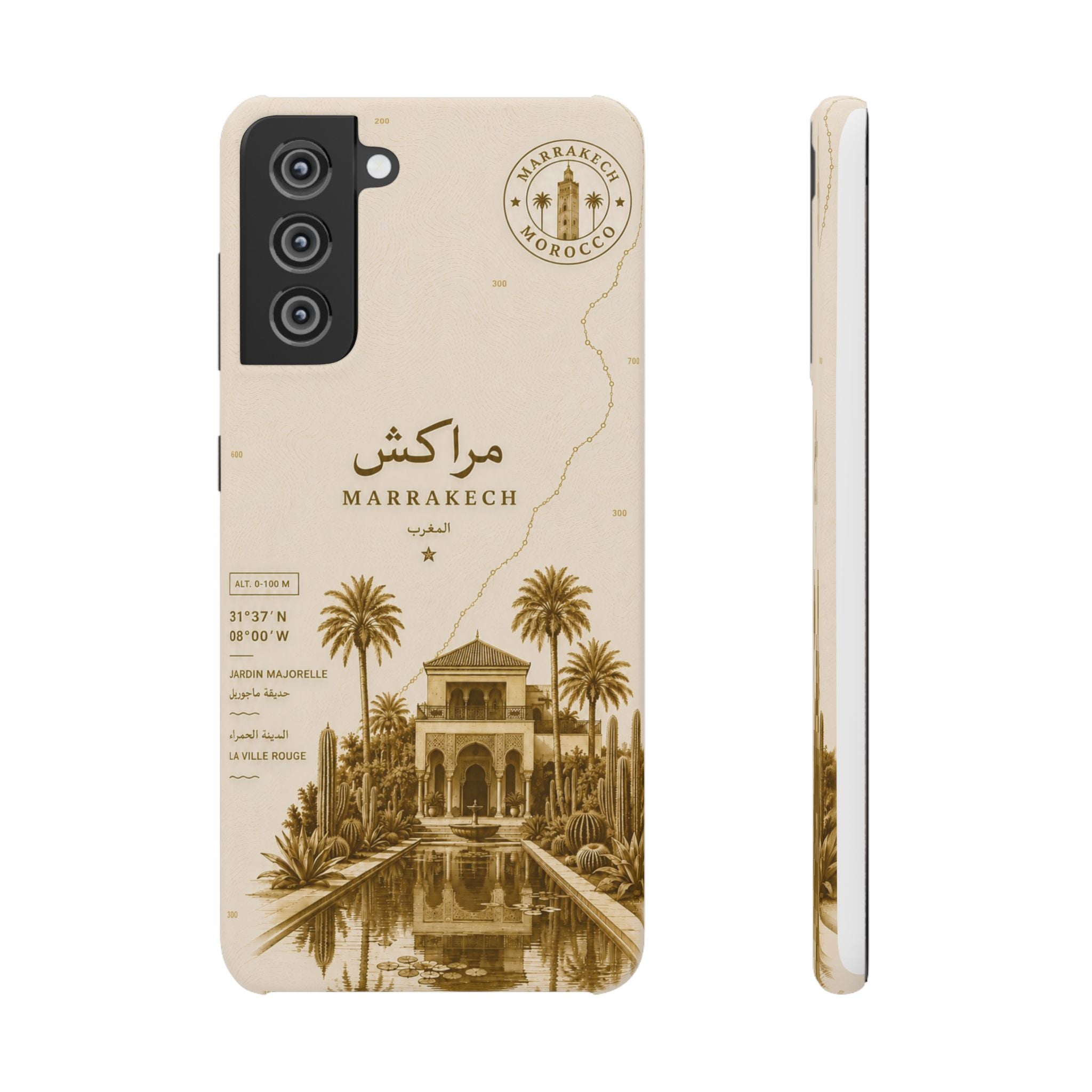 Coque Marrakech — Jardin Majorelle, Édition Sépia | ATLAS