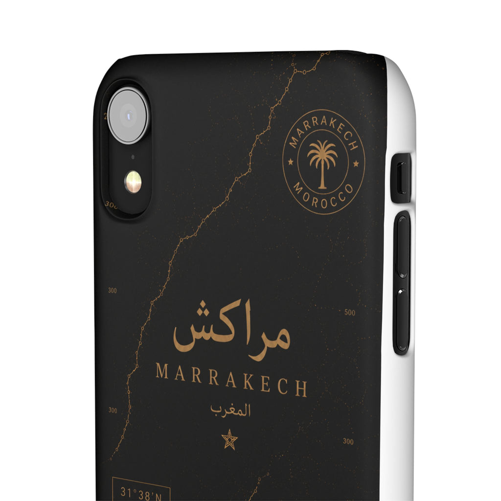Coque Marrakech — Marbre Noir & Or | ATLAS