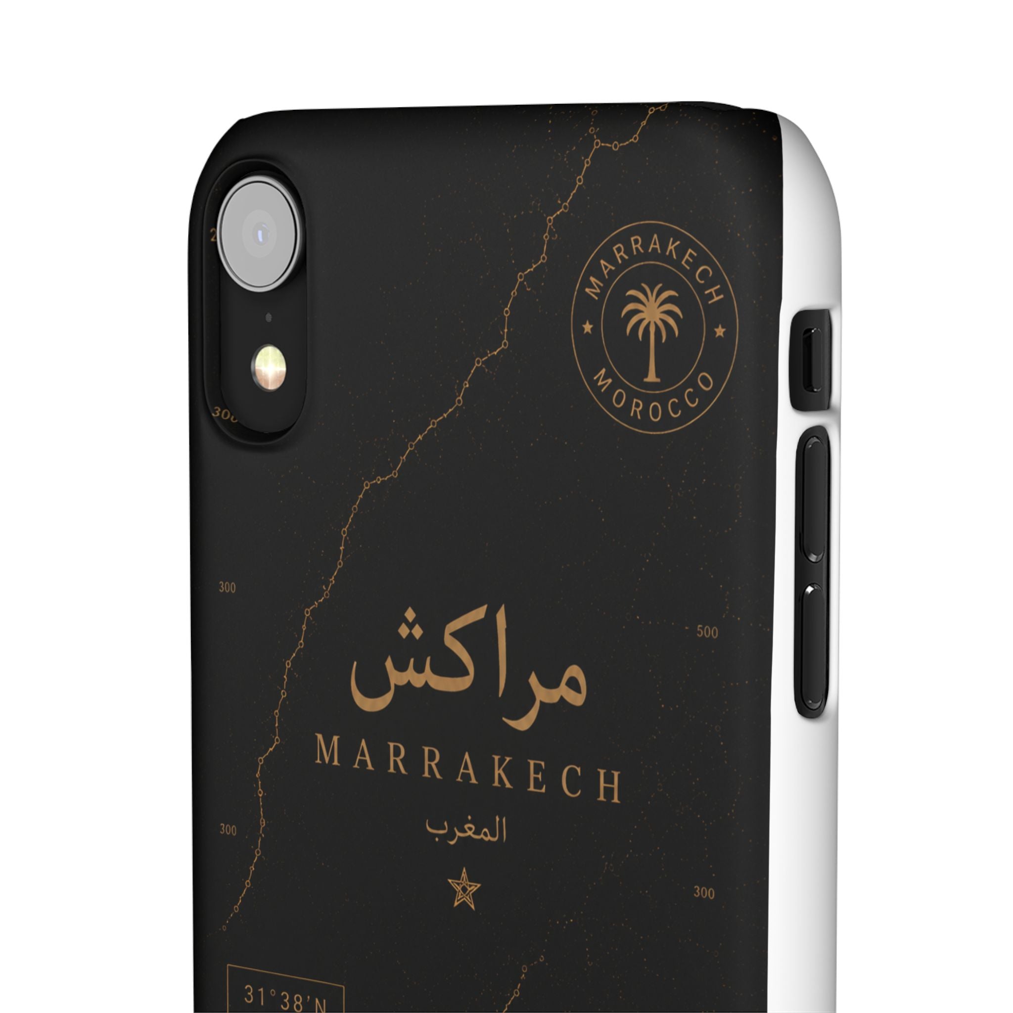 Coque Marrakech — Marbre Noir & Or | ATLAS