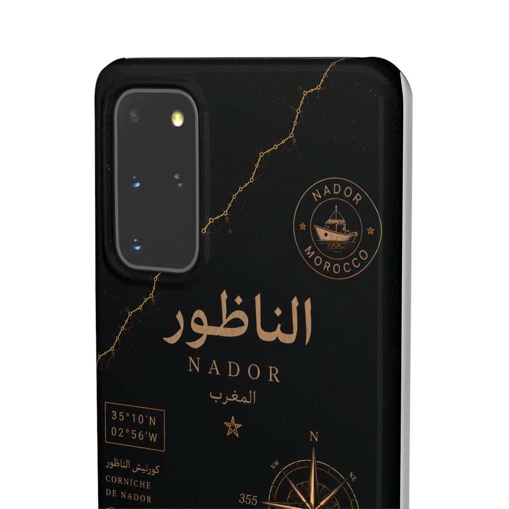 Coque Nador — Marbre Noir & Or | ATLAS