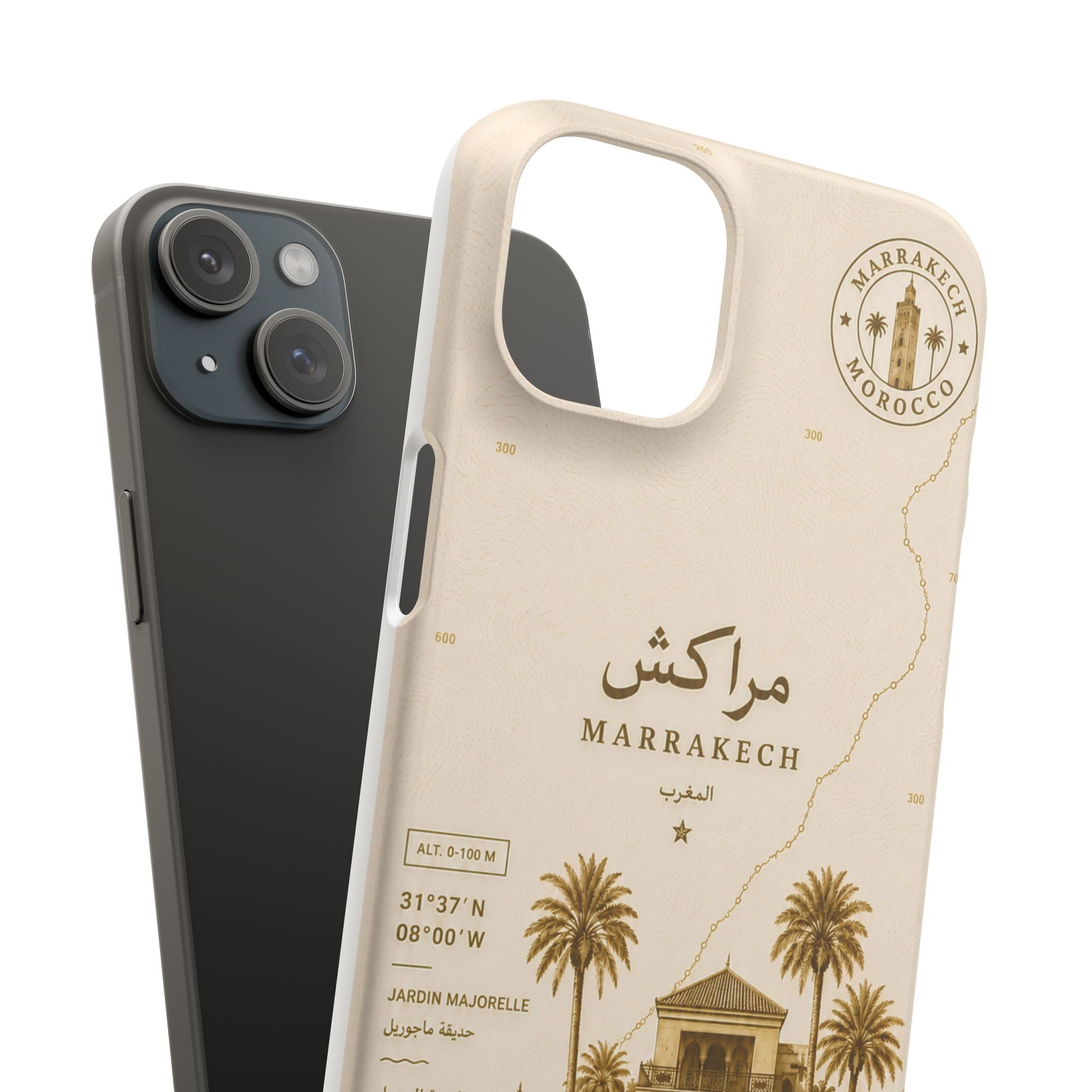 Coque Marrakech — Jardin Majorelle, Édition Sépia | ATLAS