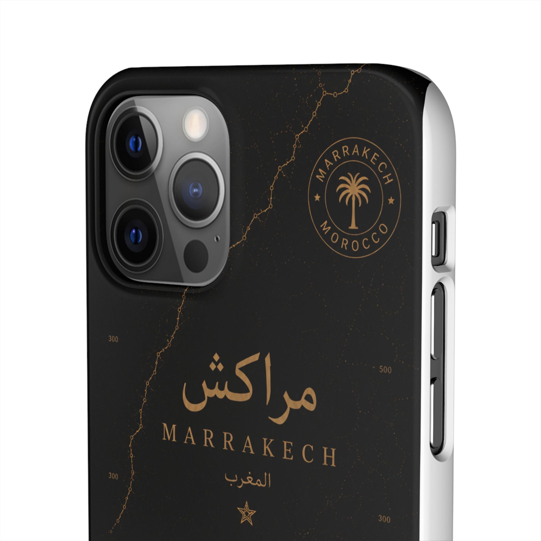 Coque Marrakech — Marbre Noir & Or | ATLAS