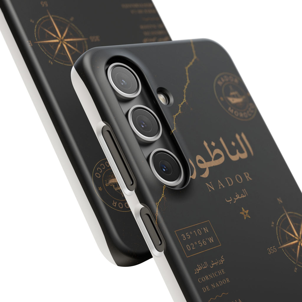 Coque Nador — Marbre Noir & Or | ATLAS