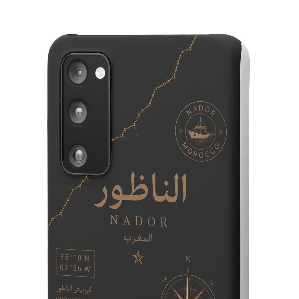 Coque Nador — Marbre Noir & Or | ATLAS