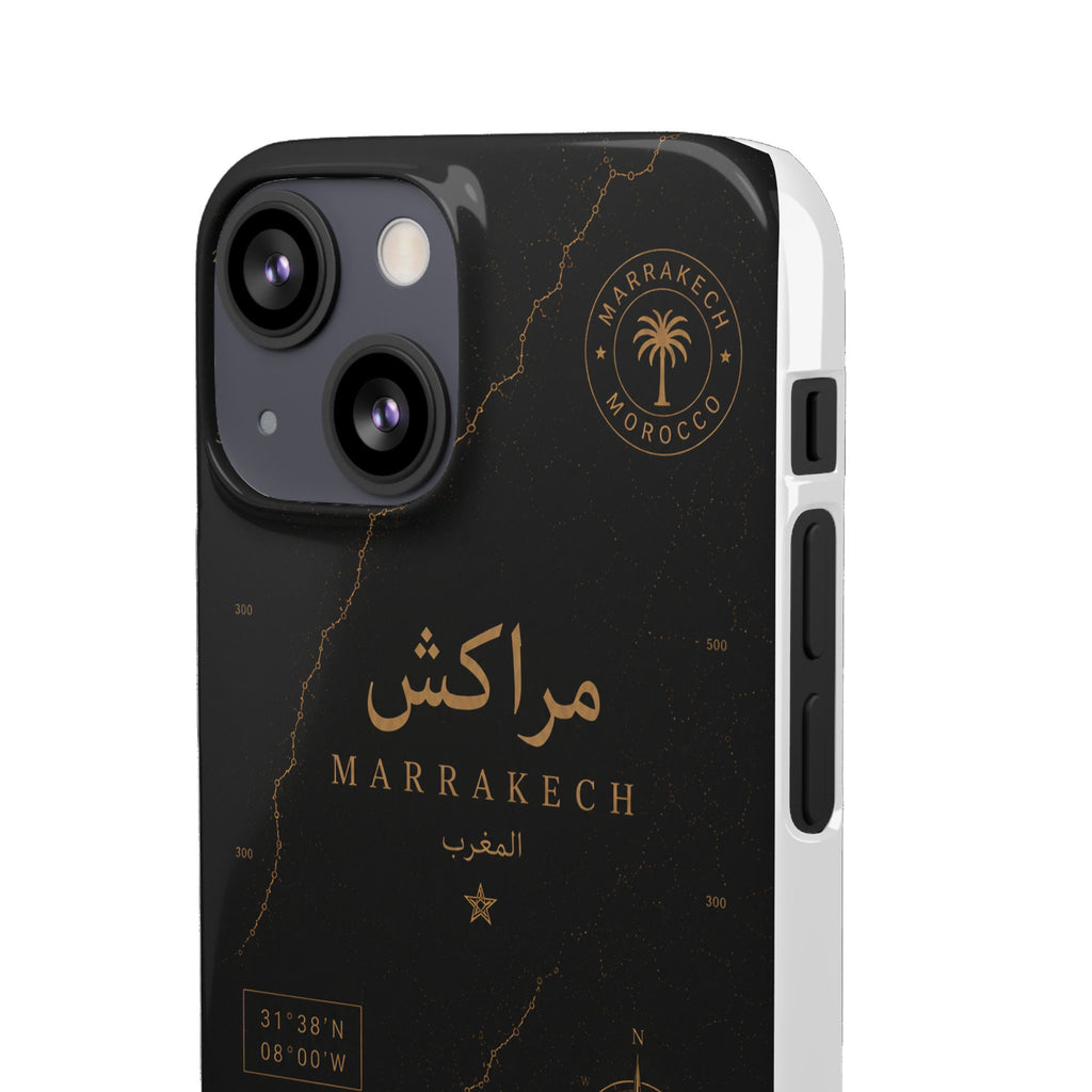 Coque Marrakech — Marbre Noir & Or | ATLAS