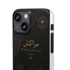 Coque Marrakech — Marbre Noir & Or | ATLAS