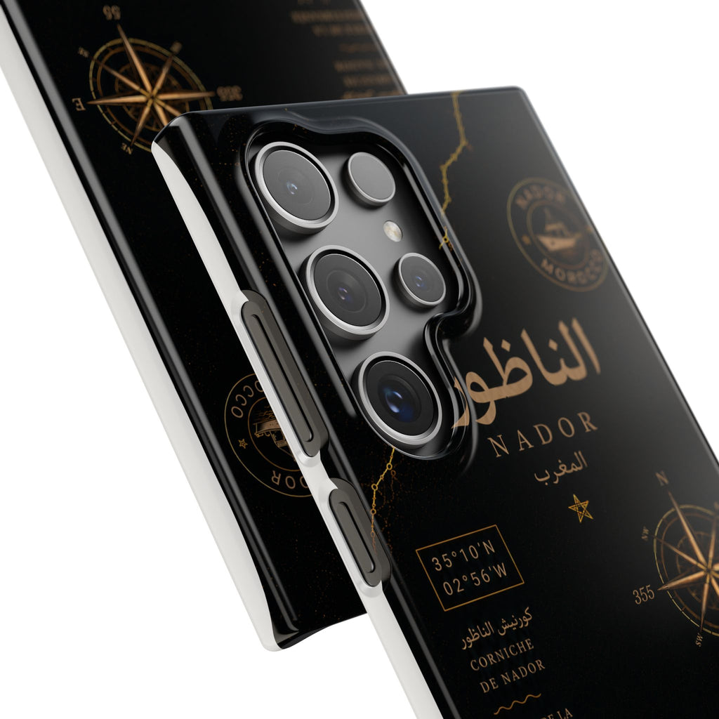 Coque Nador — Marbre Noir & Or | ATLAS
