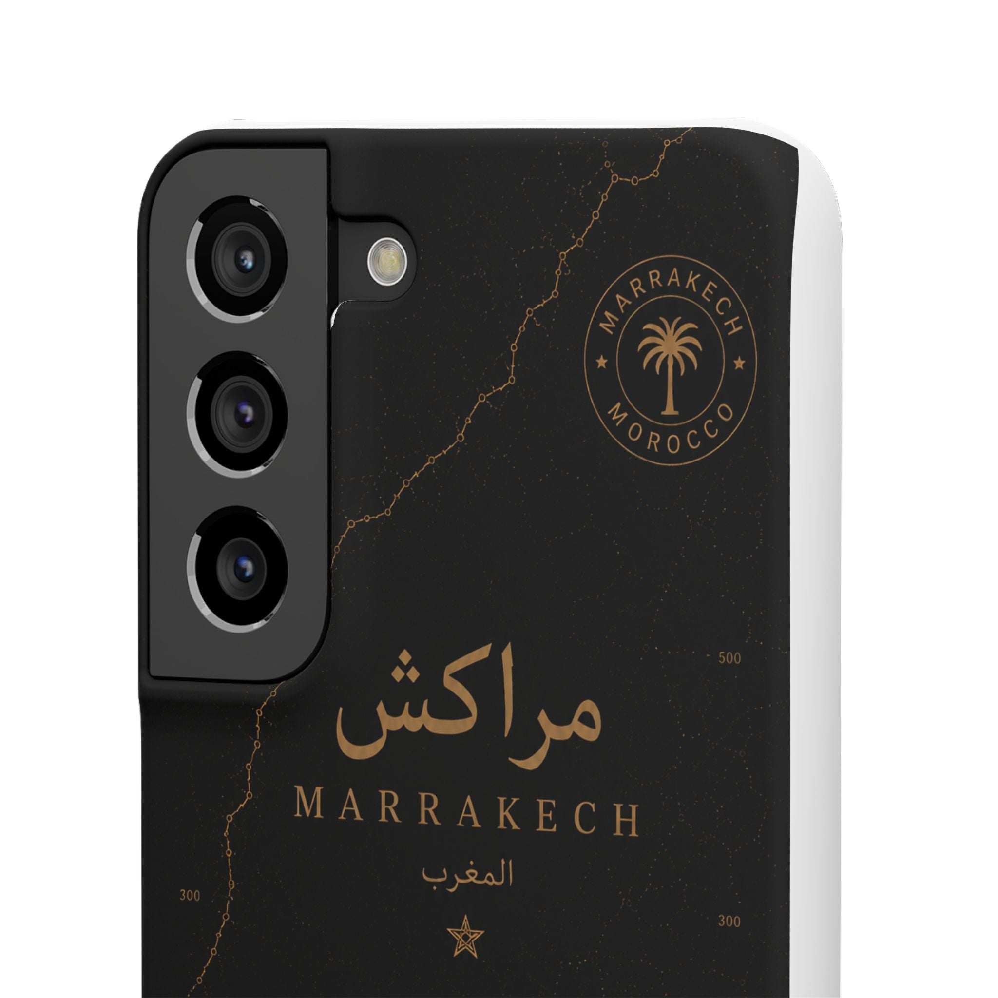 Coque Marrakech — Marbre Noir & Or | ATLAS