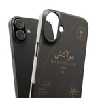 Coque Marrakech — Marbre Noir & Or | ATLAS