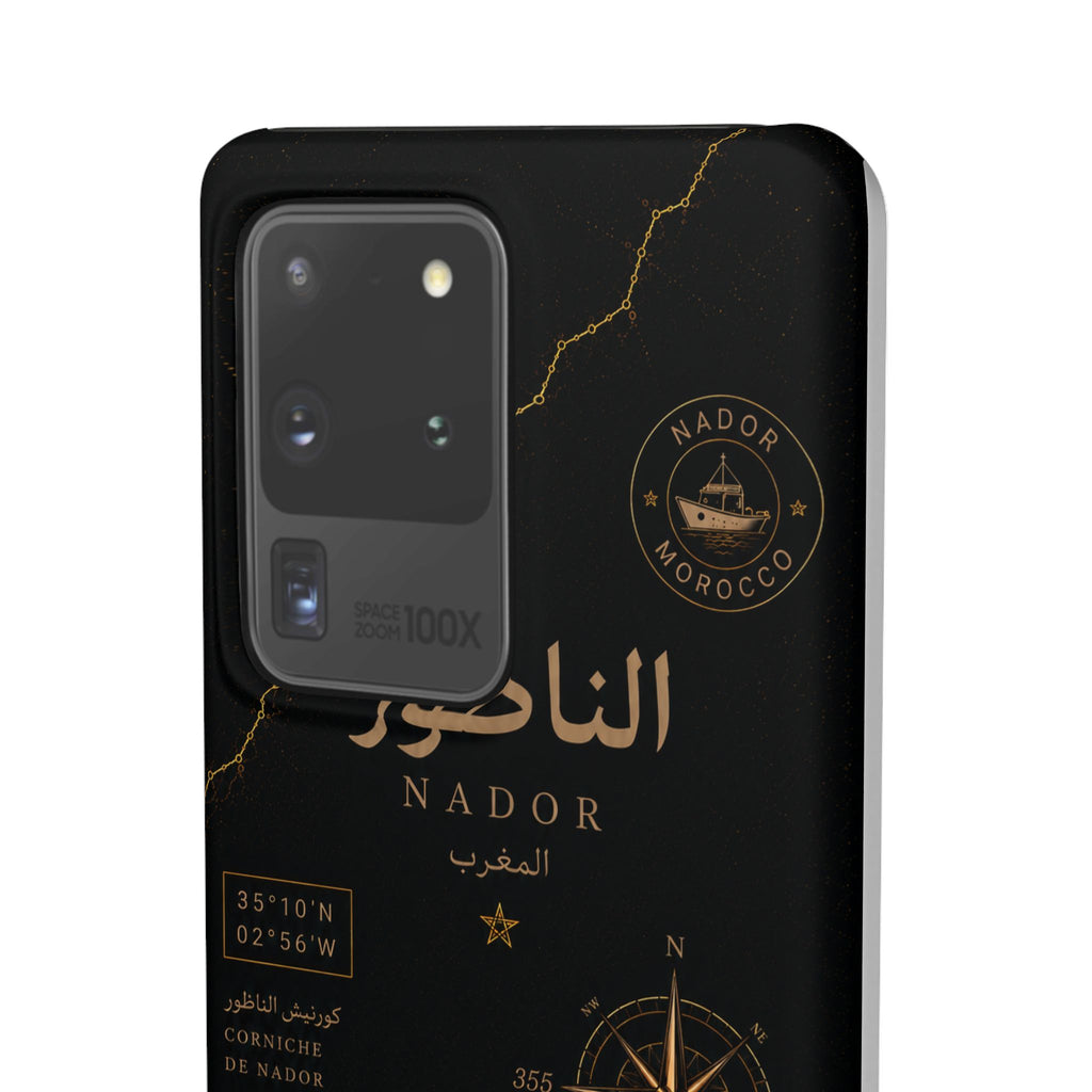 Coque Nador — Marbre Noir & Or | ATLAS