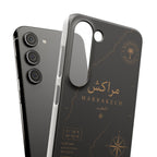 Coque Marrakech — Marbre Noir & Or | ATLAS