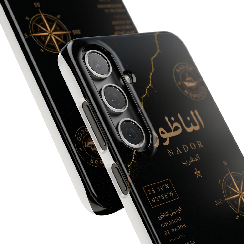Coque Nador — Marbre Noir & Or | ATLAS