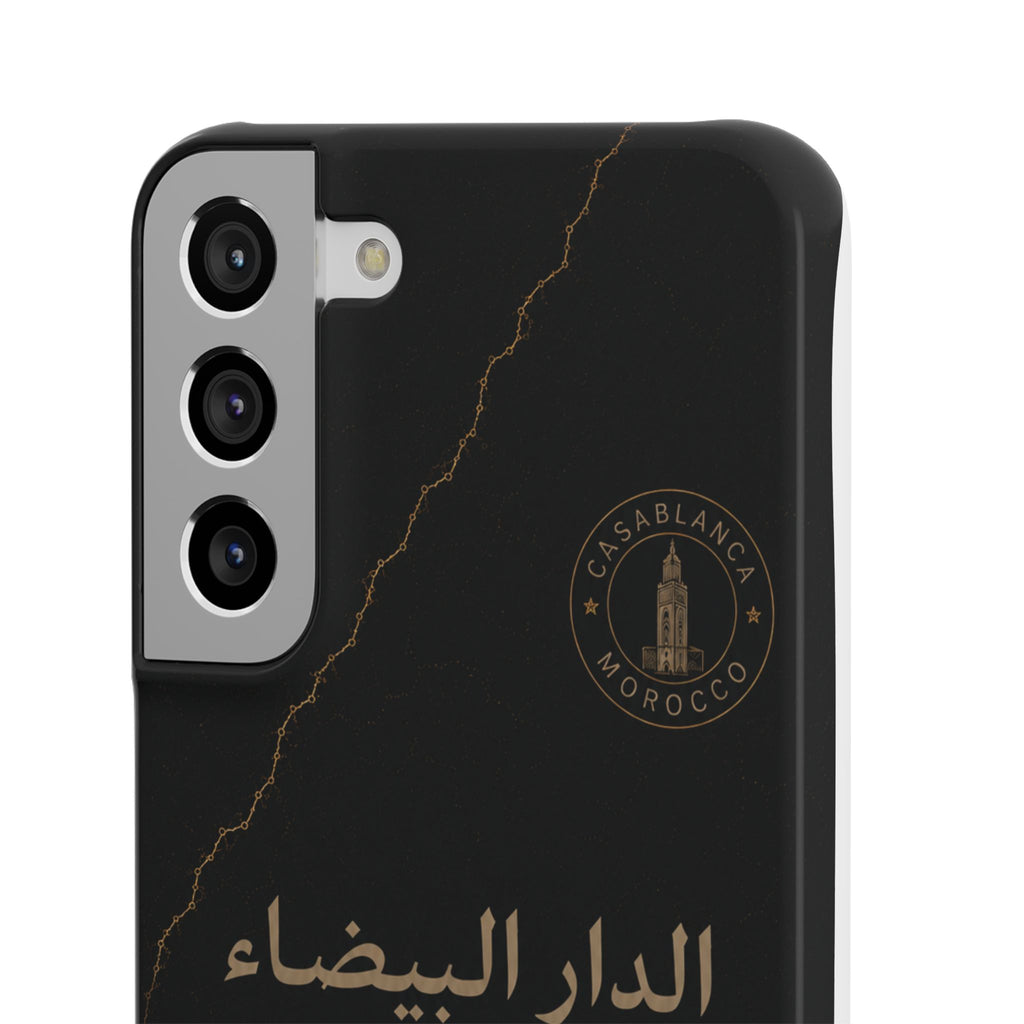 Coque Casablanca — Marbre Noir & Or | ATLAS