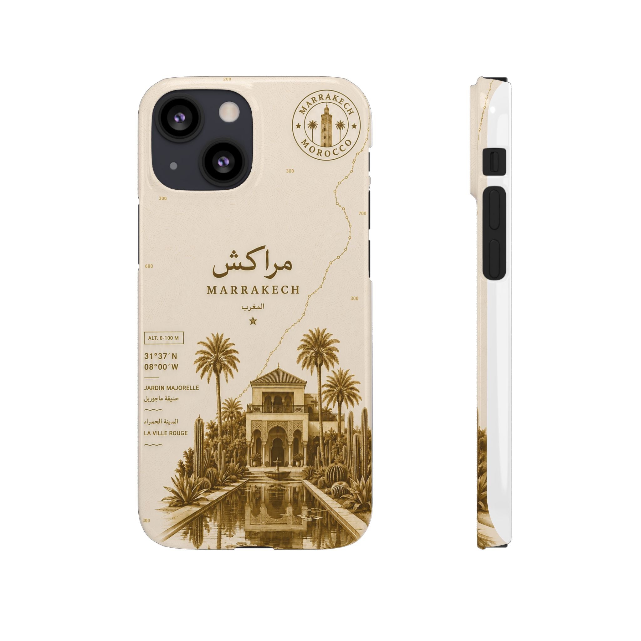 Coque Marrakech — Jardin Majorelle, Édition Sépia | ATLAS