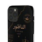 Coque Nador — Marbre Noir & Or | ATLAS