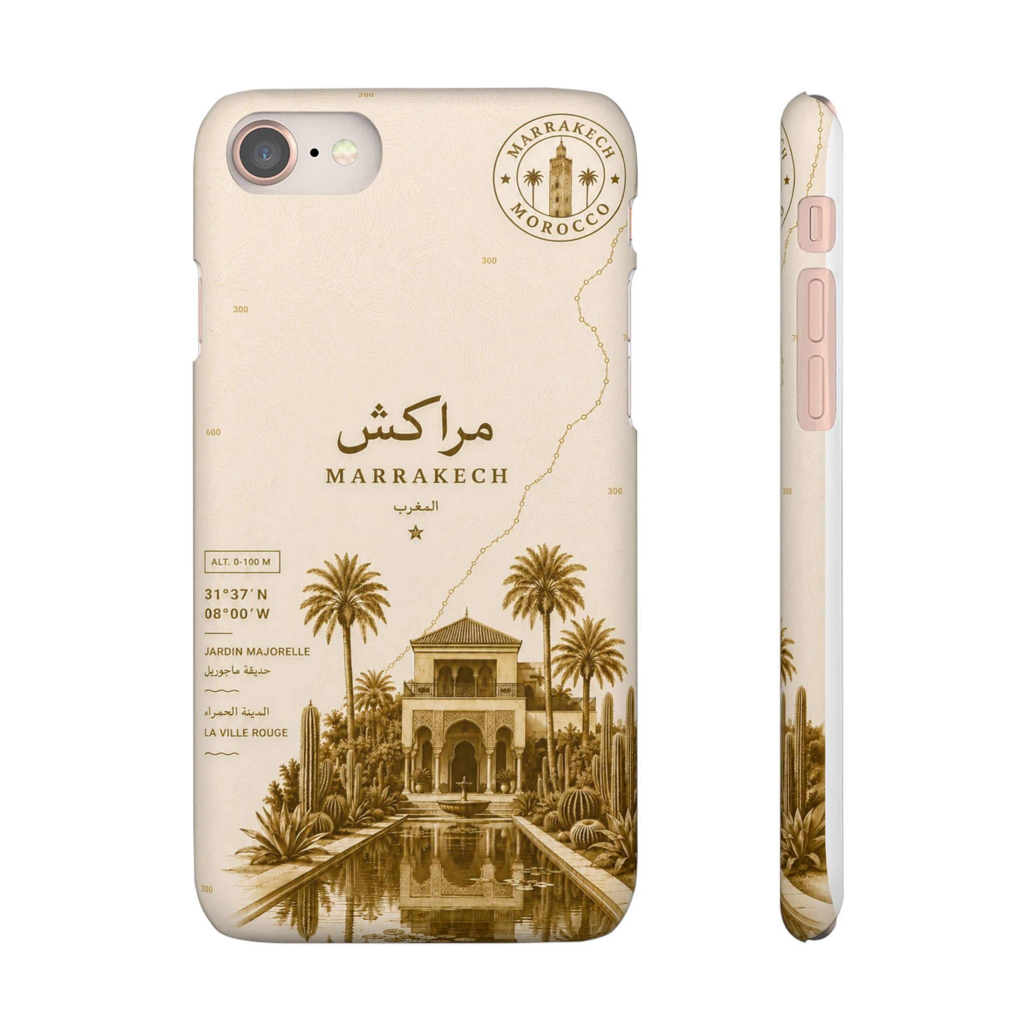 Coque Marrakech — Jardin Majorelle, Édition Sépia | ATLAS