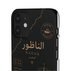 Coque Nador — Marbre Noir & Or | ATLAS