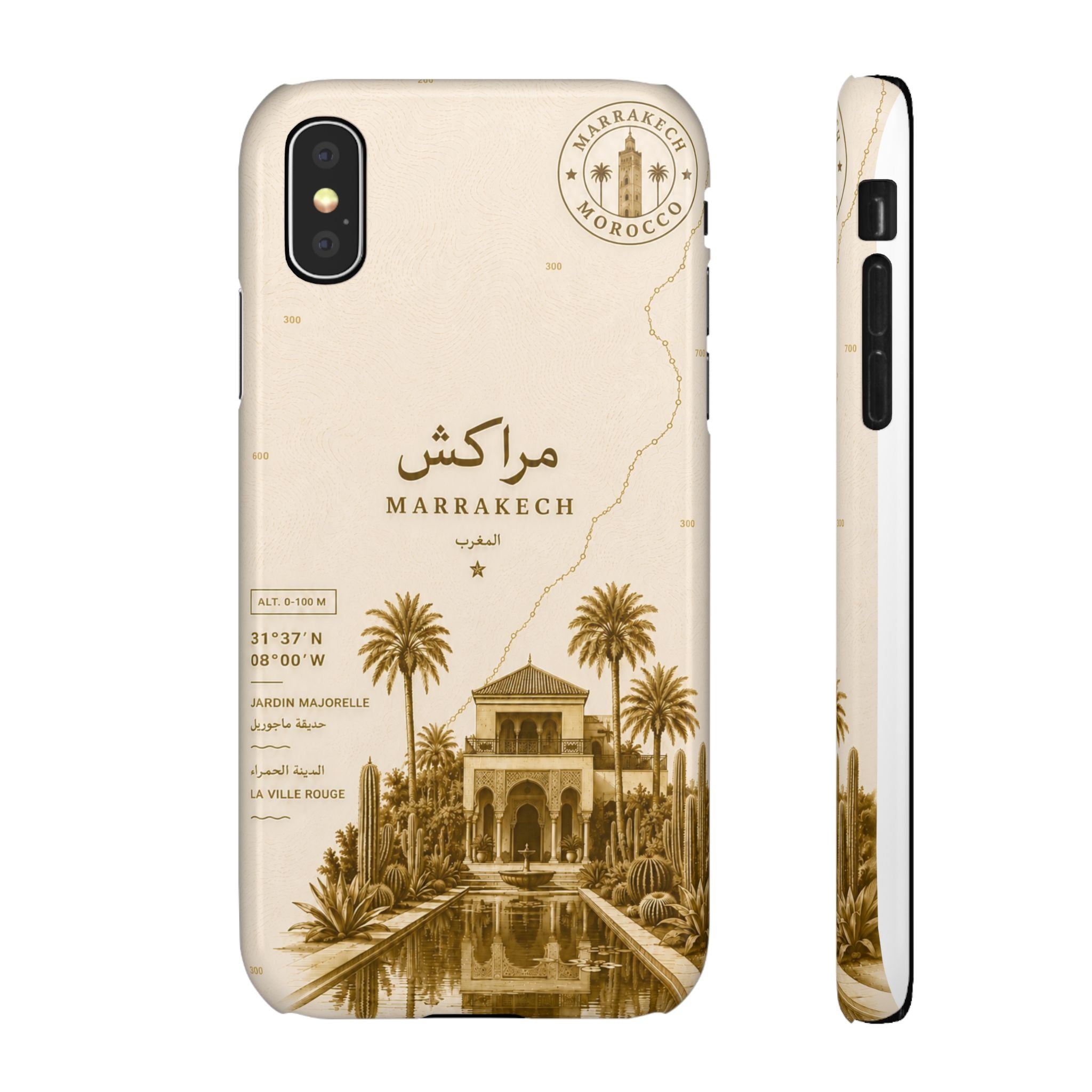 Coque Marrakech — Jardin Majorelle, Édition Sépia | ATLAS
