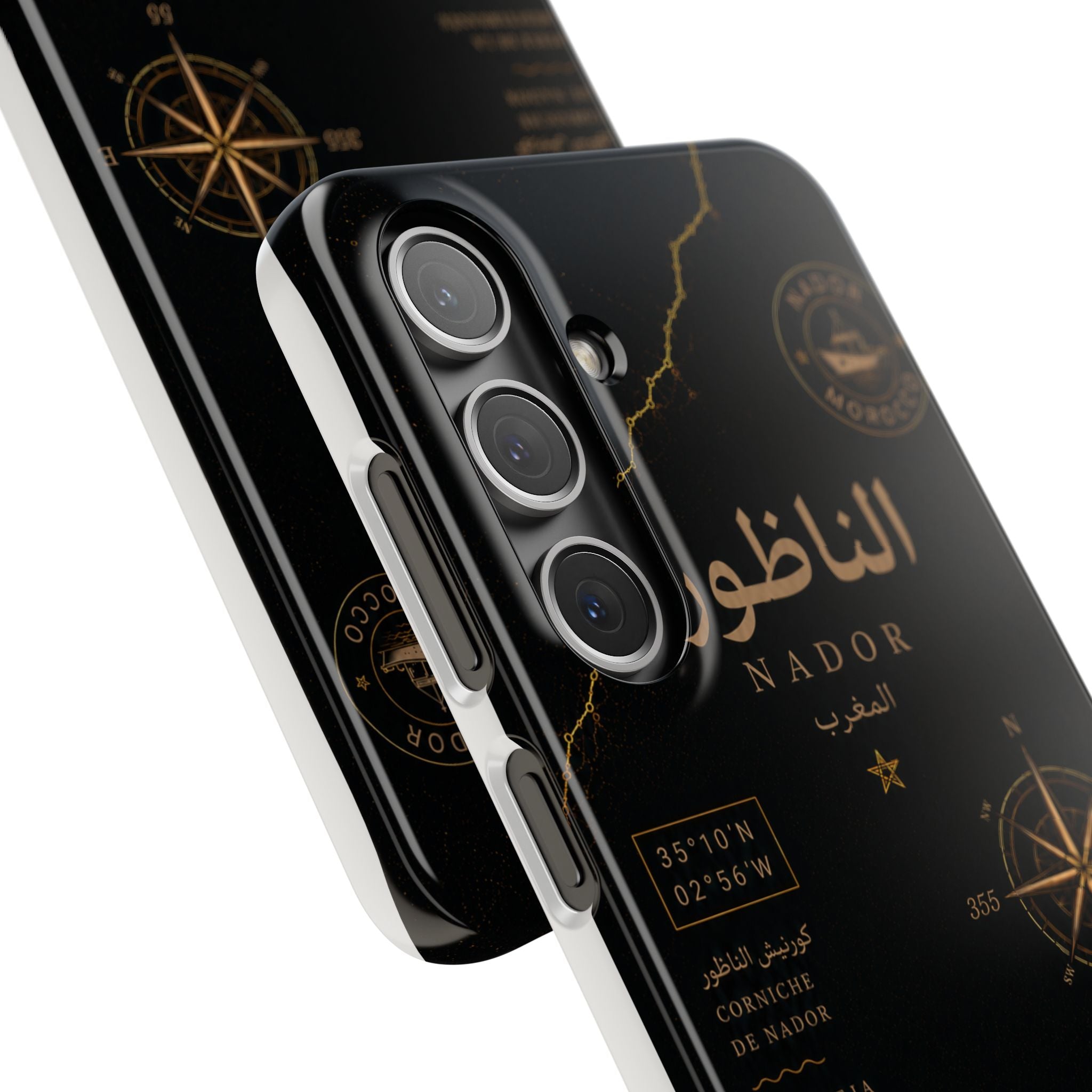 Coque Nador — Marbre Noir & Or | ATLAS