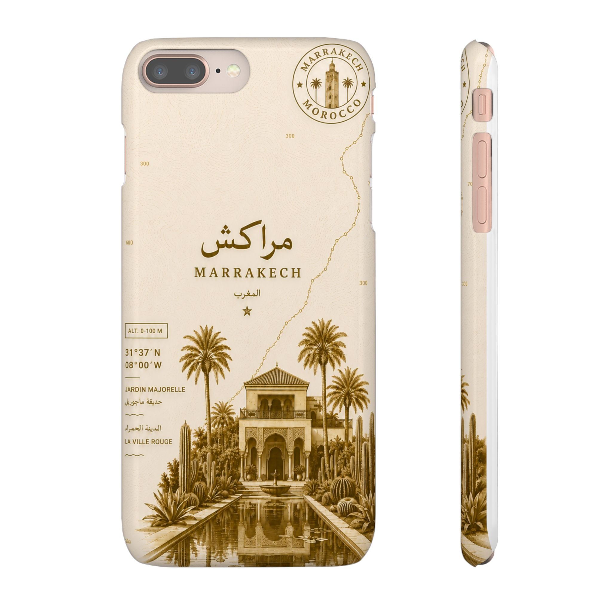 Coque Marrakech — Jardin Majorelle, Édition Sépia | ATLAS