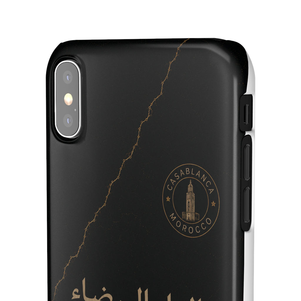 Coque Casablanca — Marbre Noir & Or | ATLAS