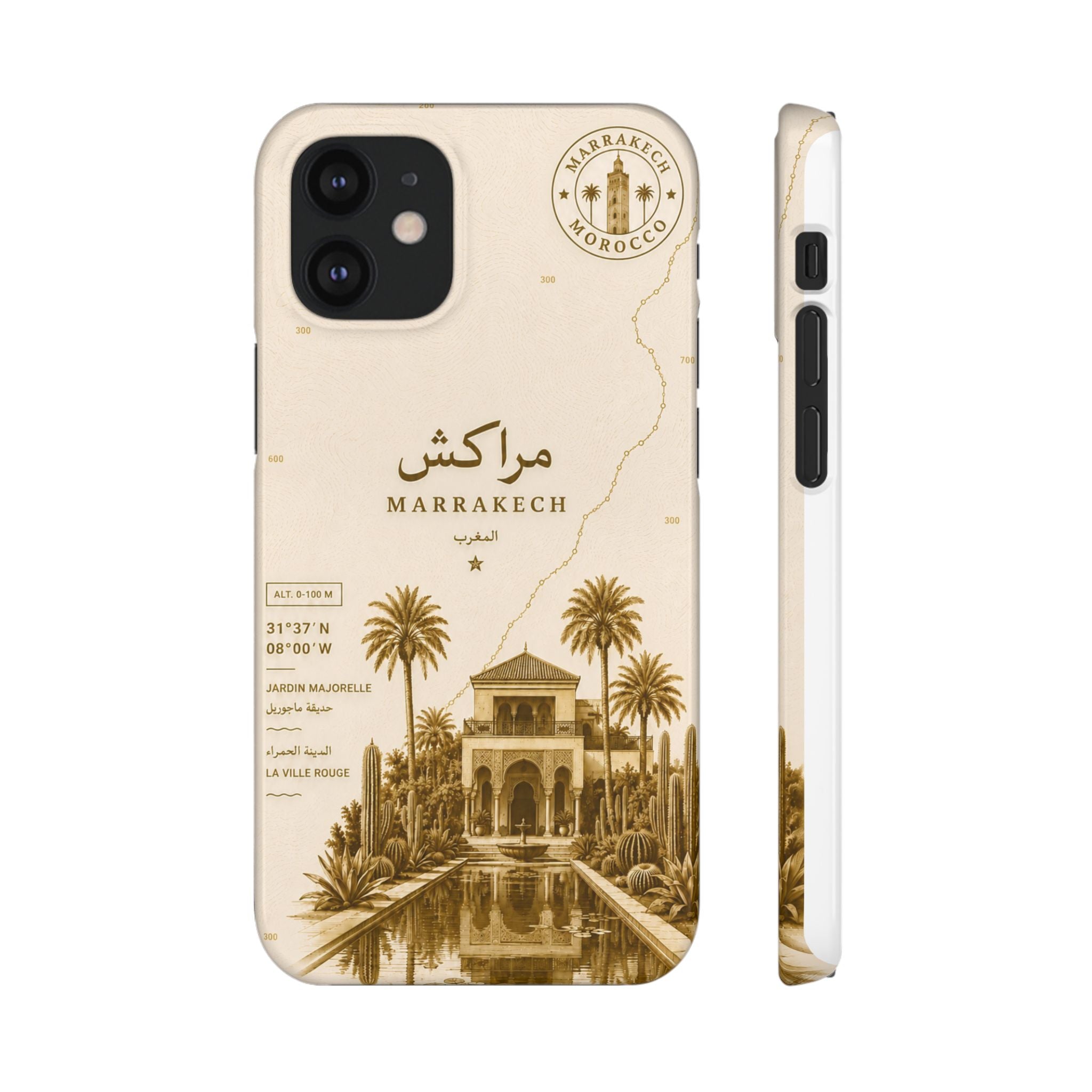 Coque Marrakech — Jardin Majorelle, Édition Sépia | ATLAS