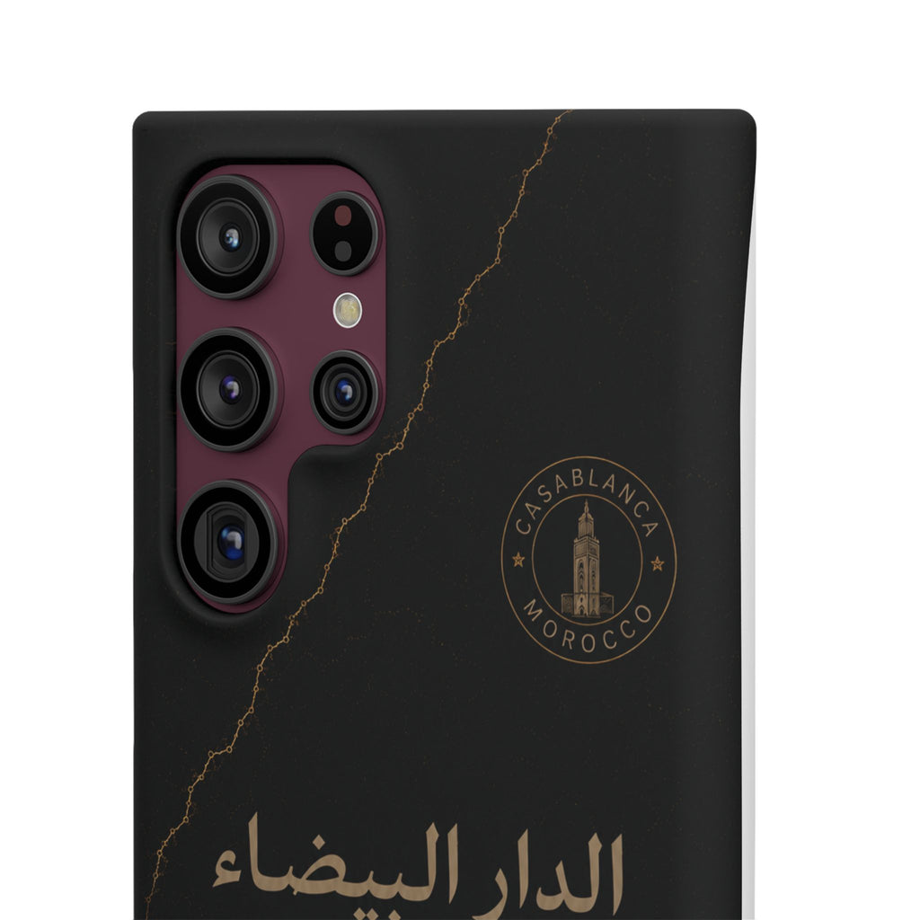 Coque Casablanca — Marbre Noir & Or | ATLAS