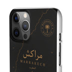 Coque Marrakech — Marbre Noir & Or | ATLAS