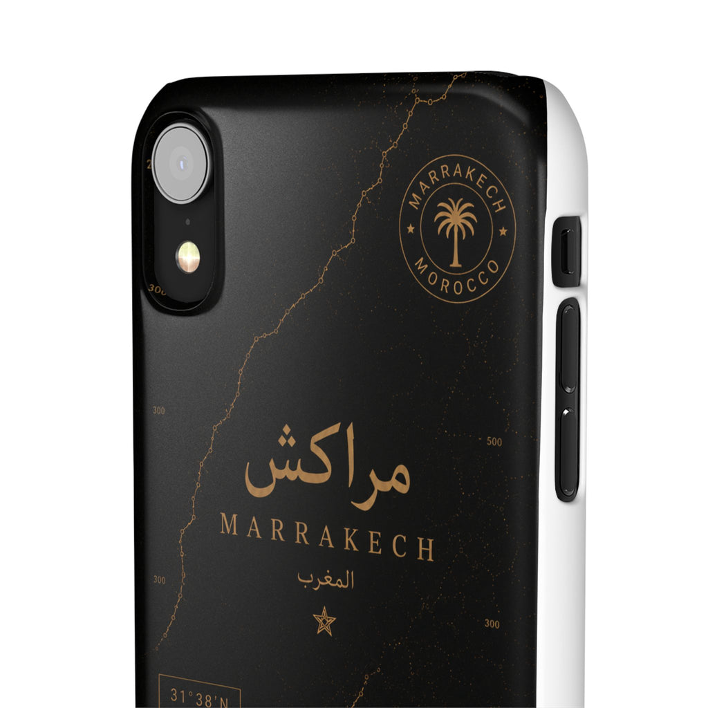 Coque Marrakech — Marbre Noir & Or | ATLAS