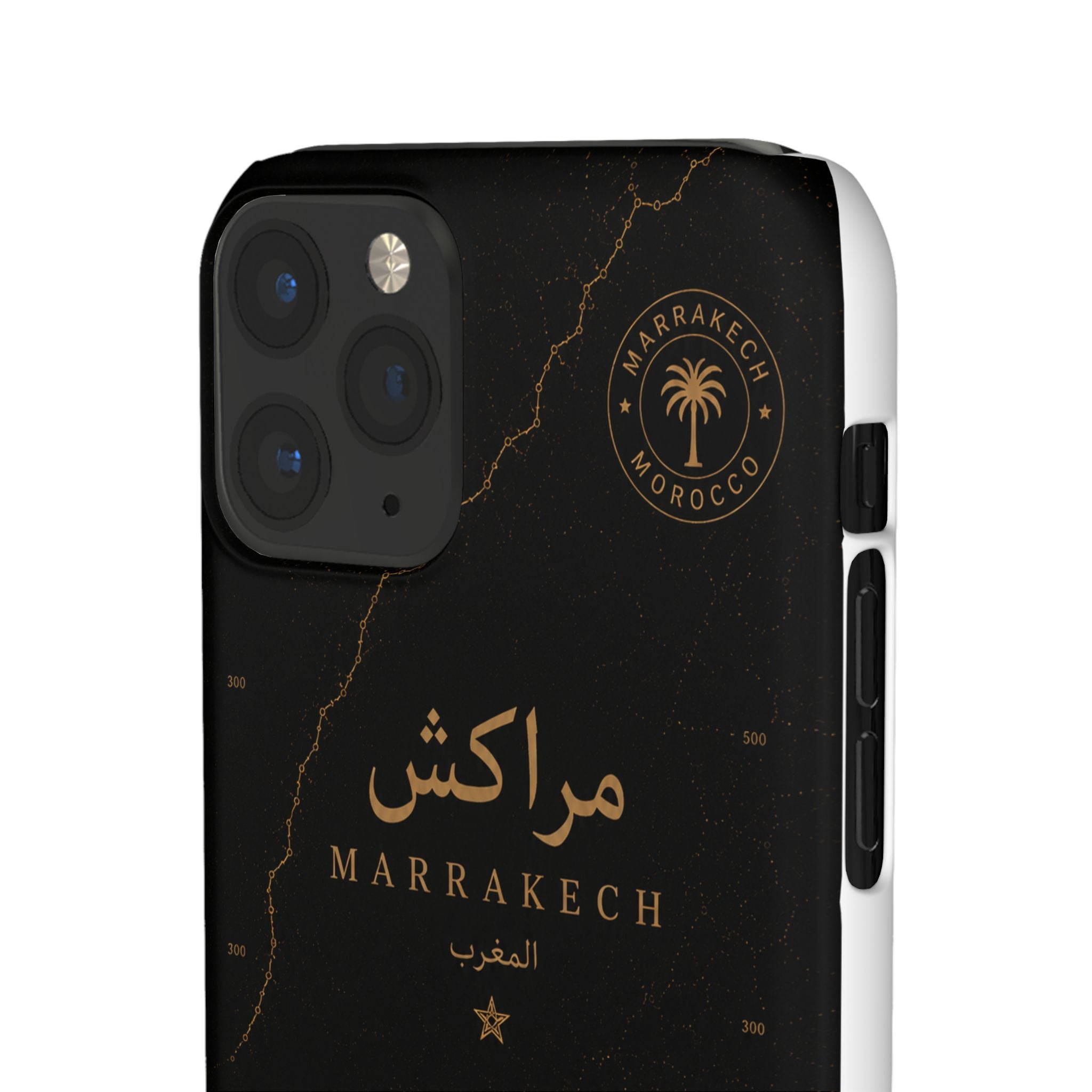 Coque Marrakech — Marbre Noir & Or | ATLAS