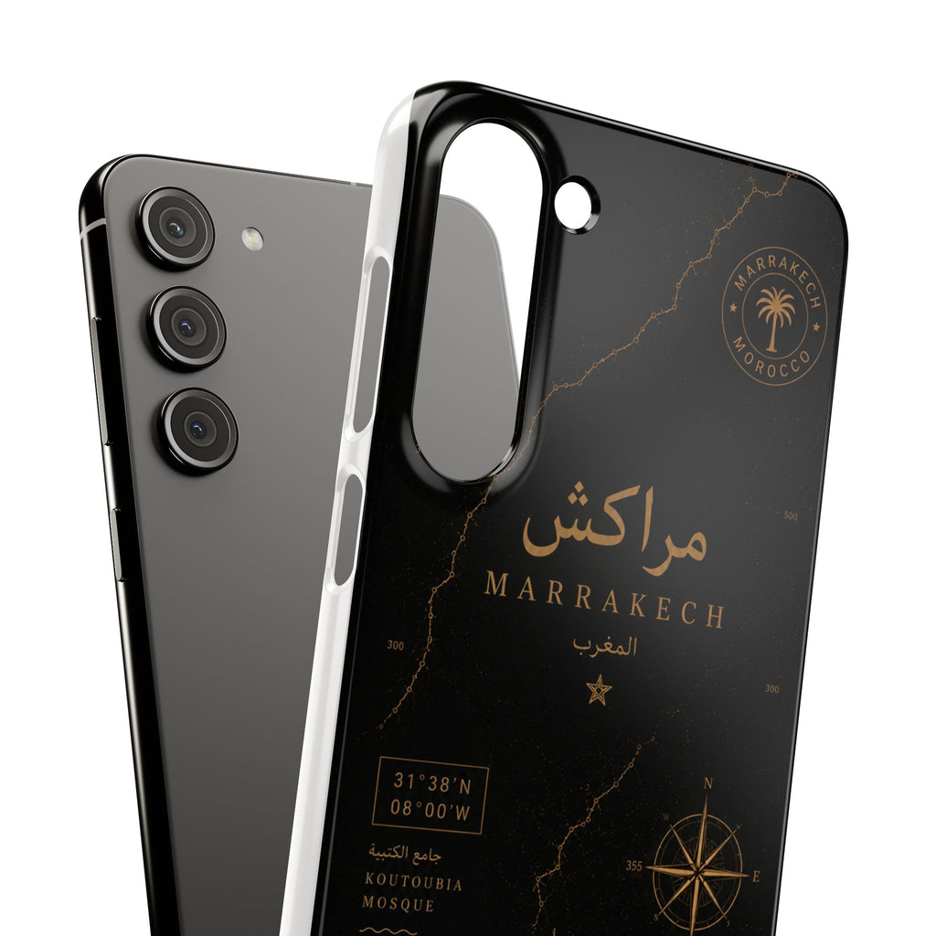 Coque Marrakech — Marbre Noir & Or | ATLAS