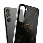 Coque Marrakech — Marbre Noir & Or | ATLAS